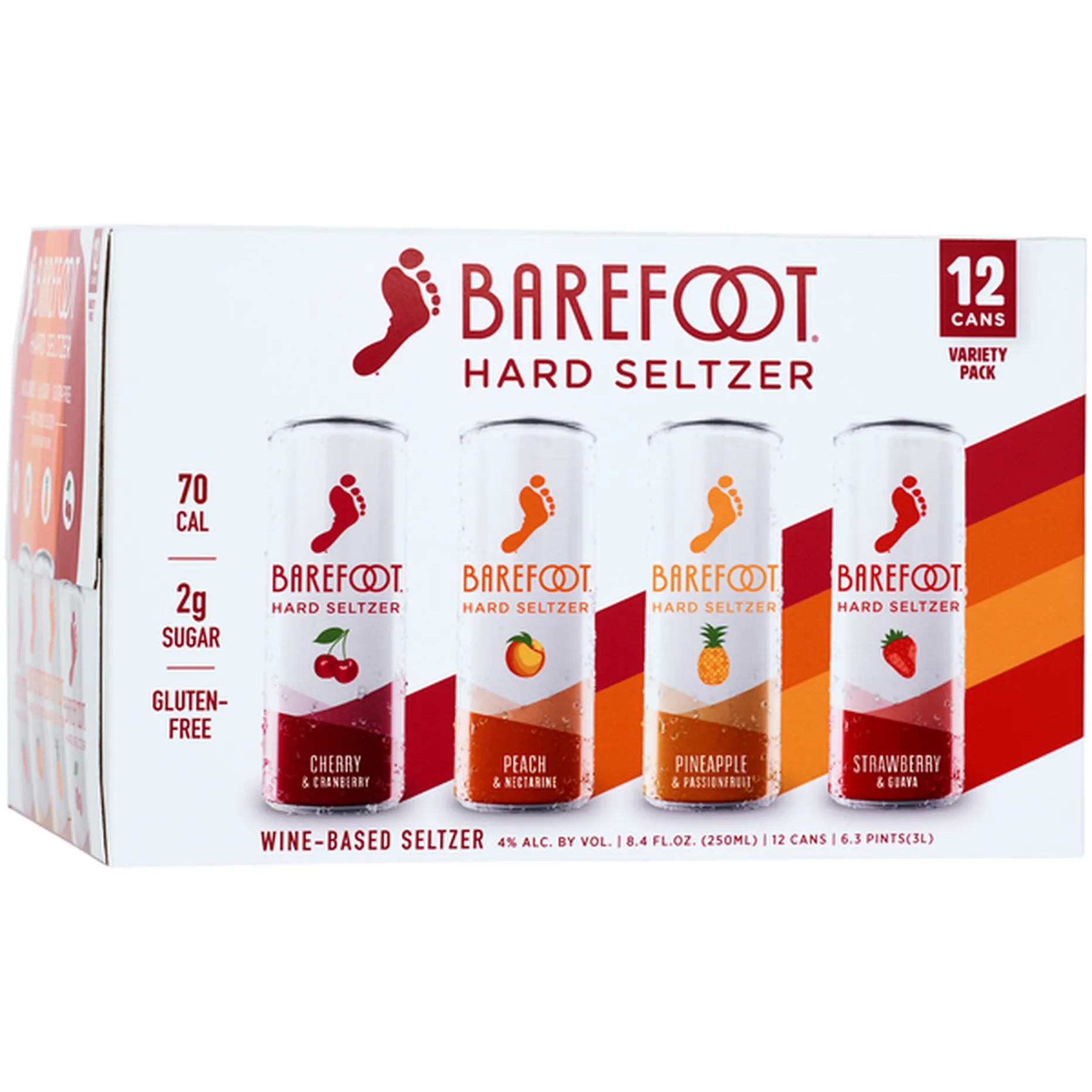 Barefoot Seltzer Strawberry 4-Pack