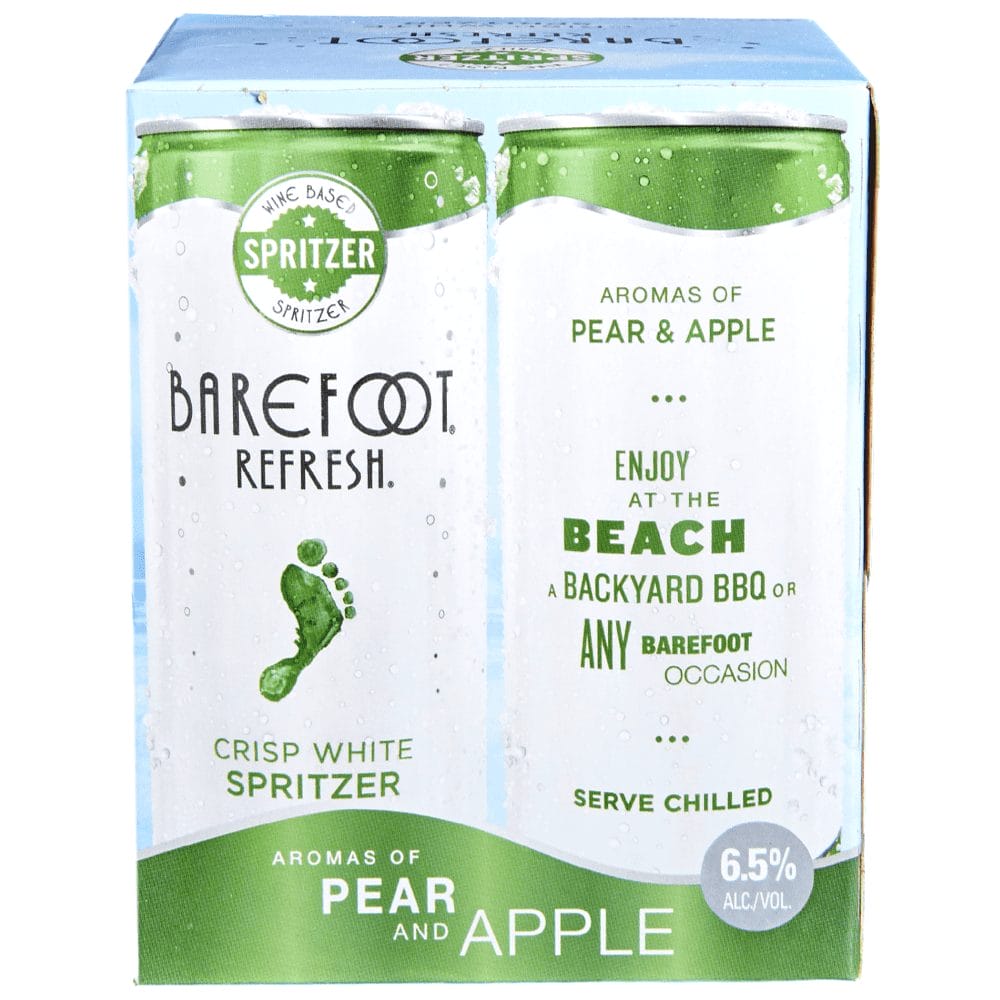 Barefoot White 4-Pack Cans