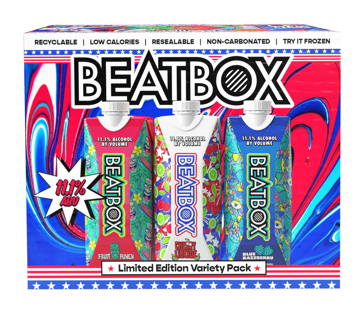 BeatBox Red, White, and Berry