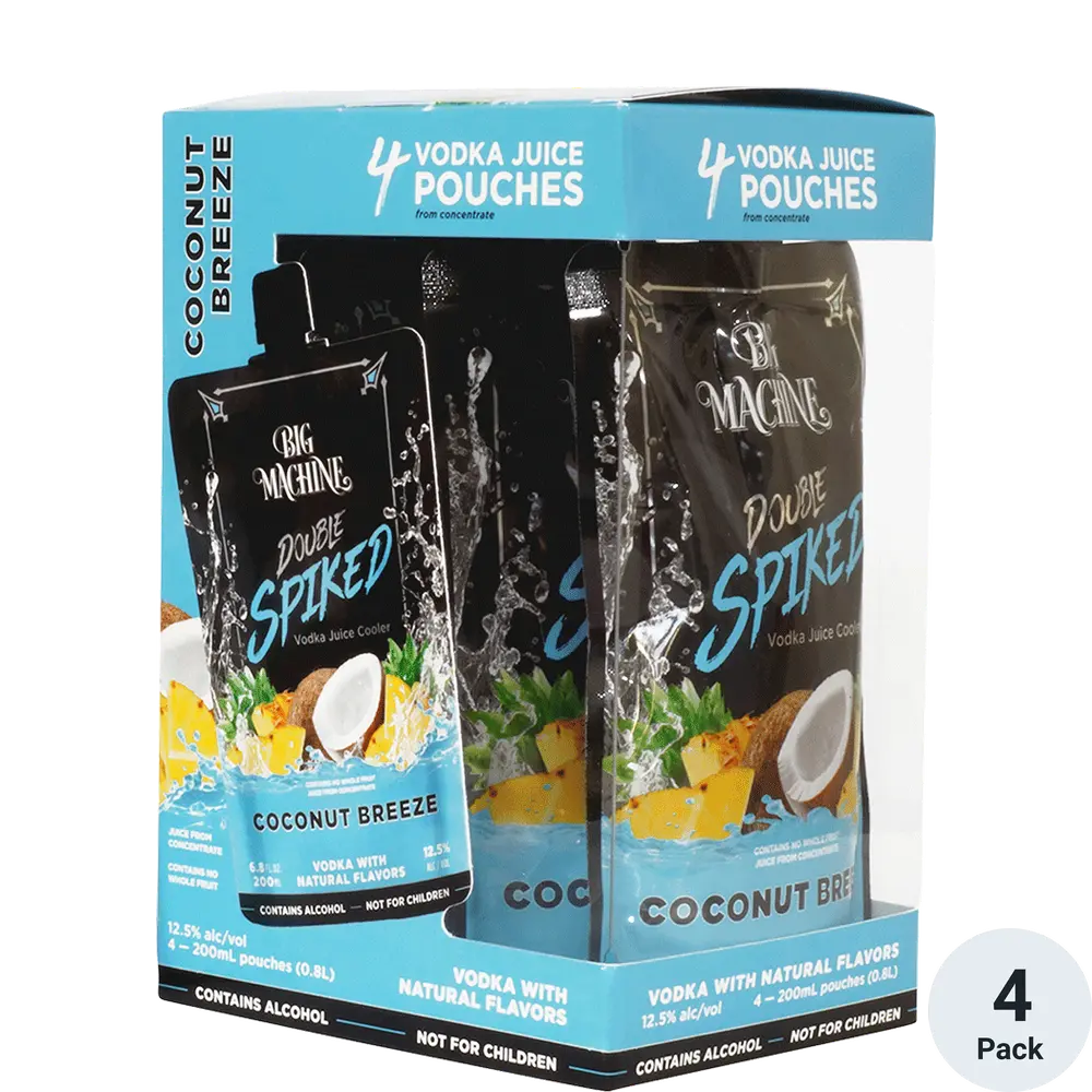 Big Machine Coconut Vodka 4-Pack