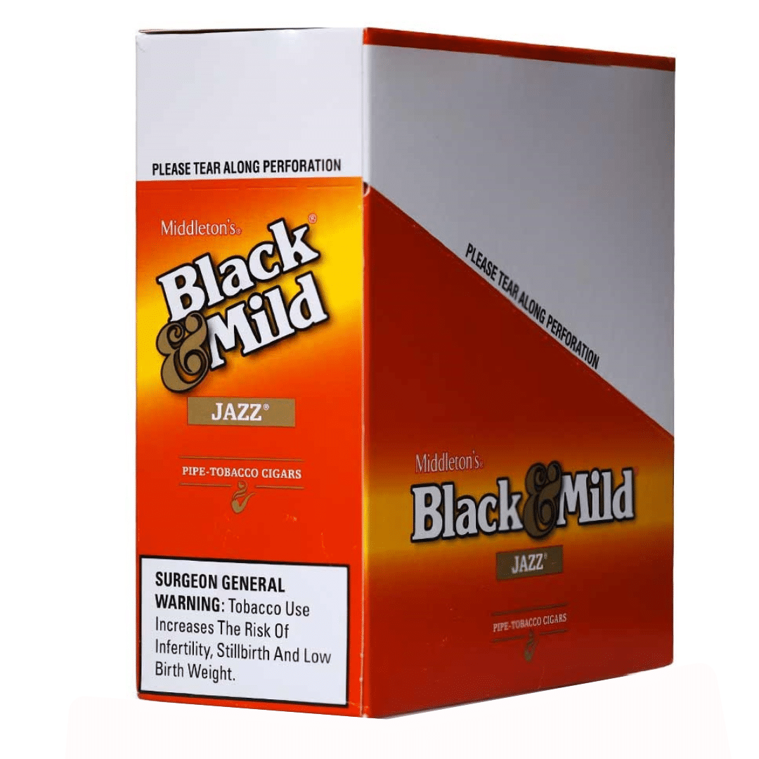 Black Jazz Plastic Tip Cigars