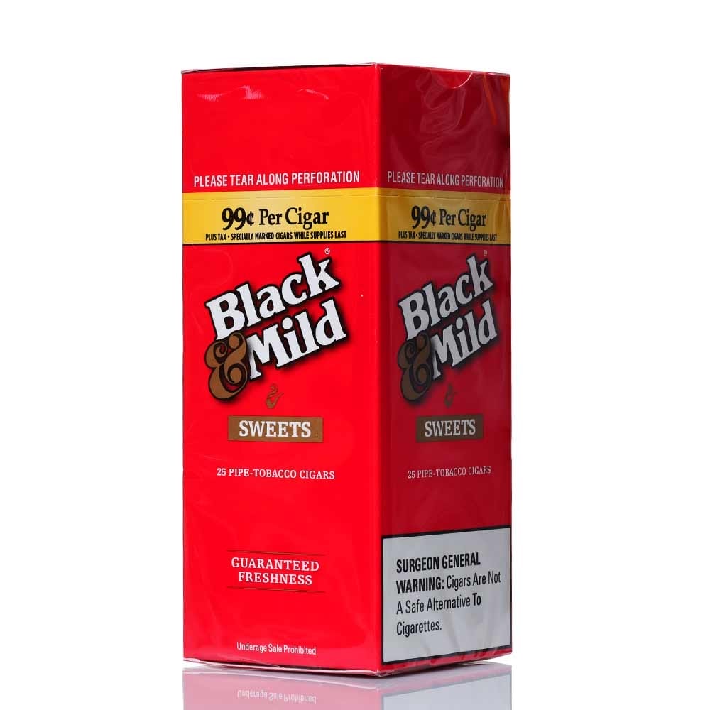 Black & Mild Sweets Plastic Tip Cigars