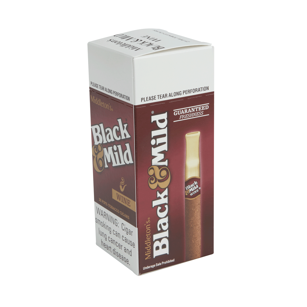 Black & Mild Wine Plastic Tip