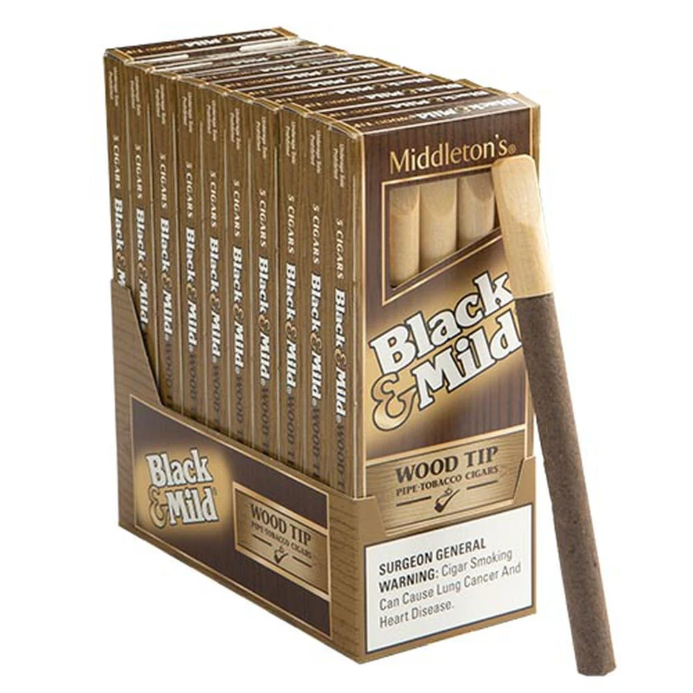 Black & Mild Wood Tip Cigars