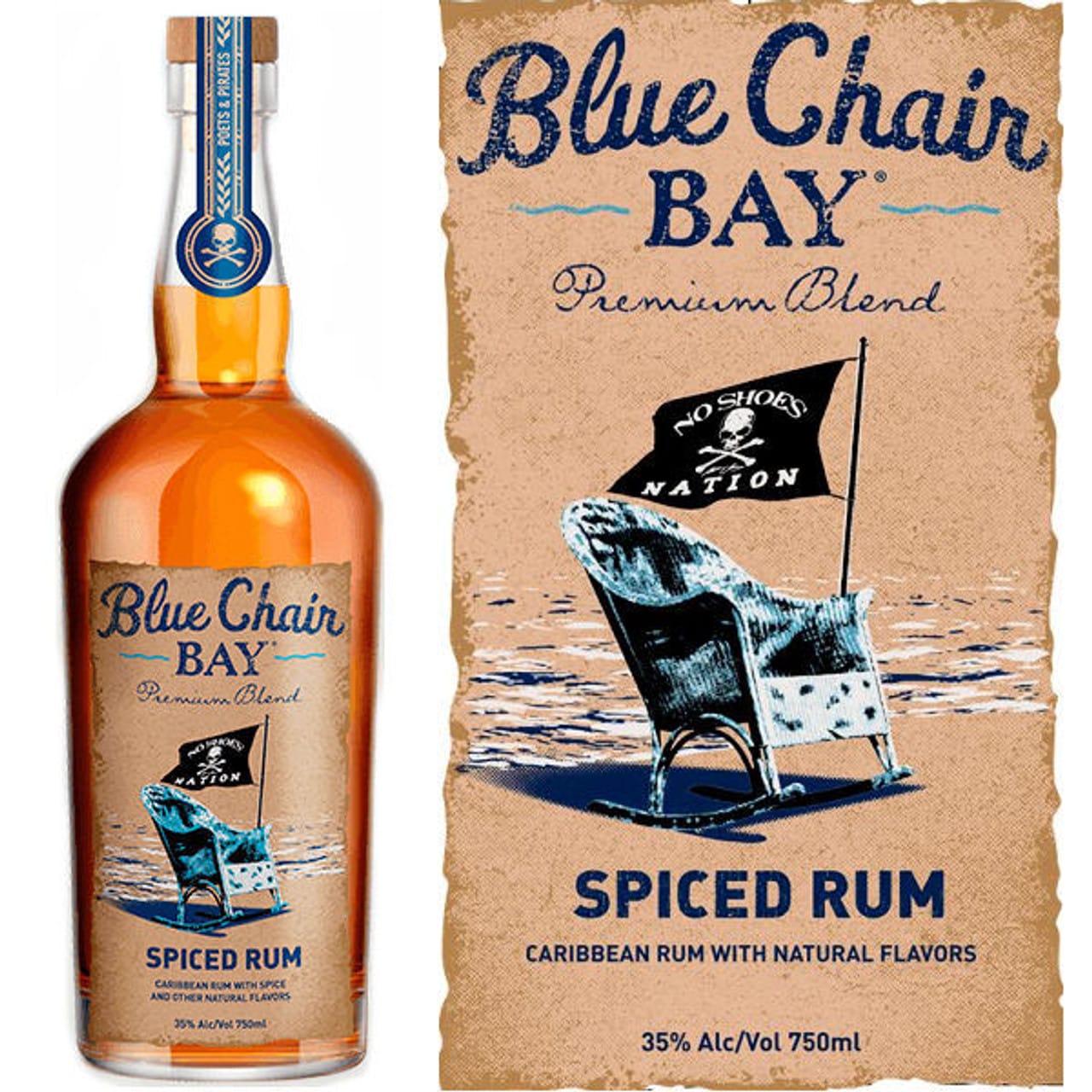 Blue Chair Bay Spiced Rum 750ml