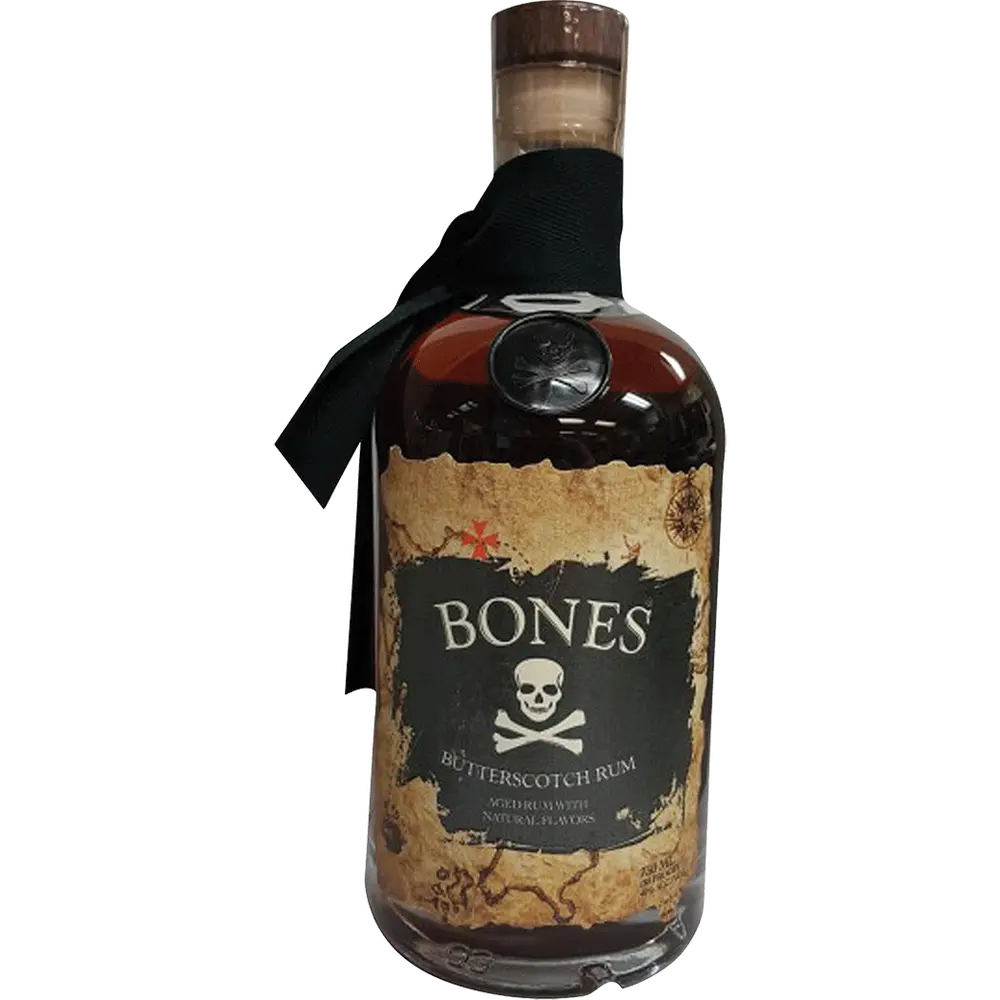 Bones Butterscotch Flavored Rum - 750ml Bottle