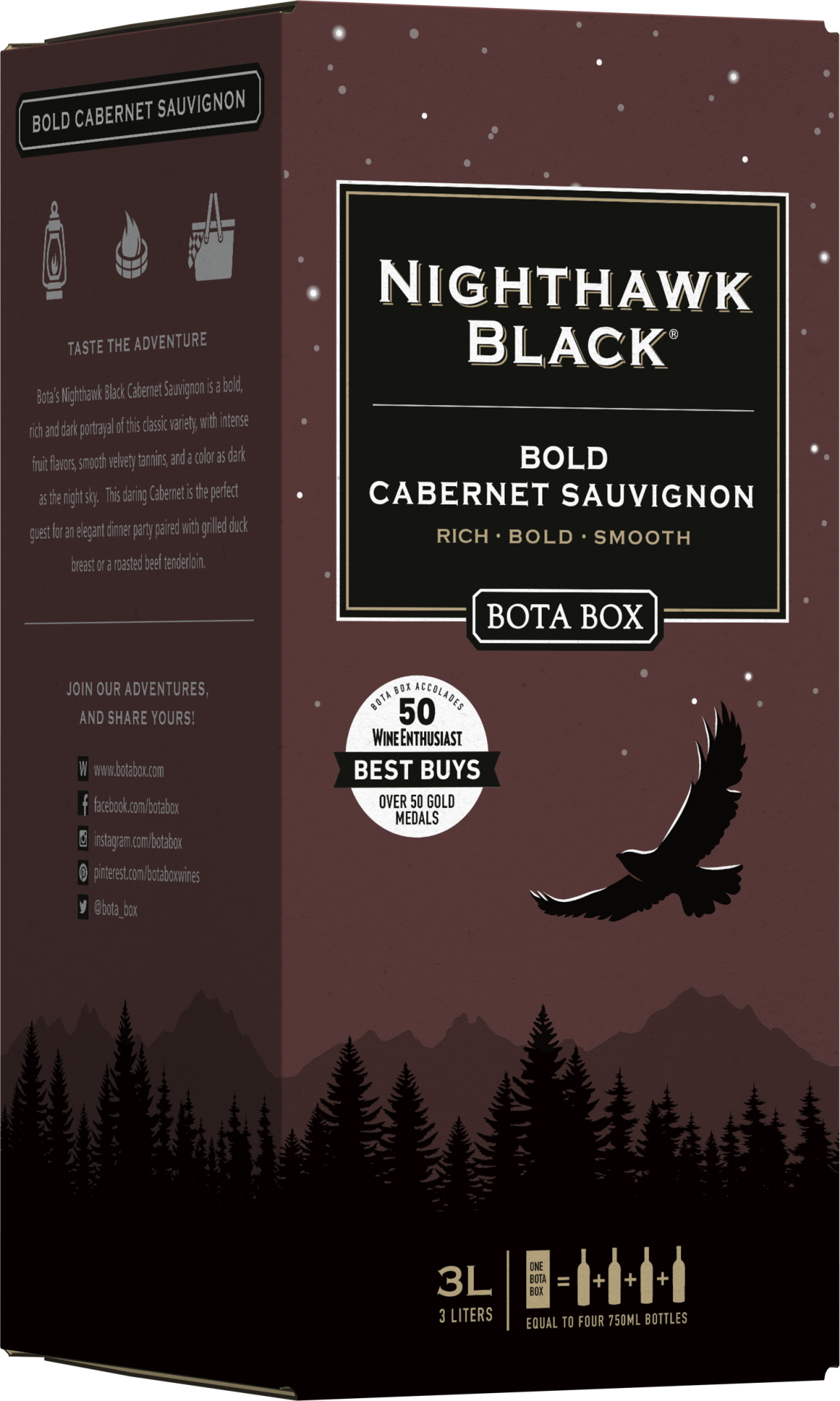 BOTA BOX NGHTHWK Black Cabernet SAUVIGNON