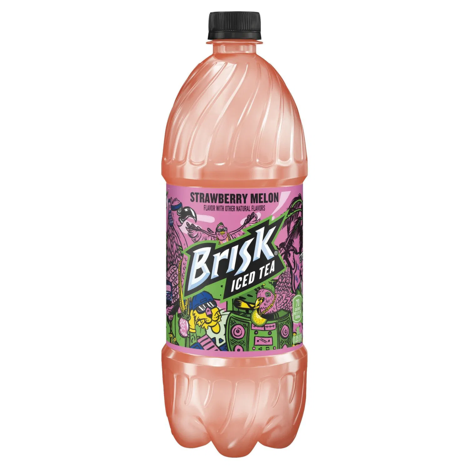 BRISK STRAW-MELON 1L