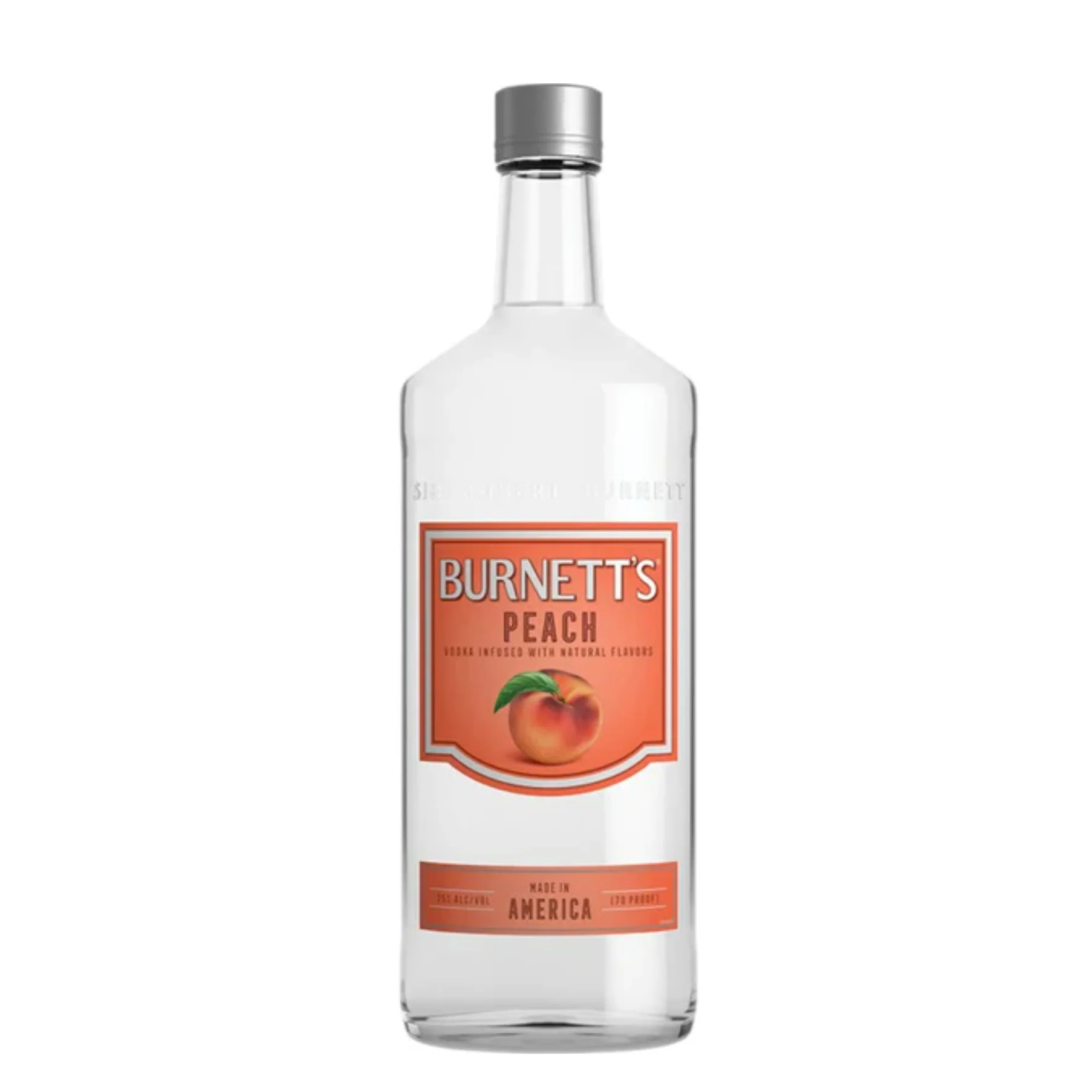 BURNETTS PEACH 750ML