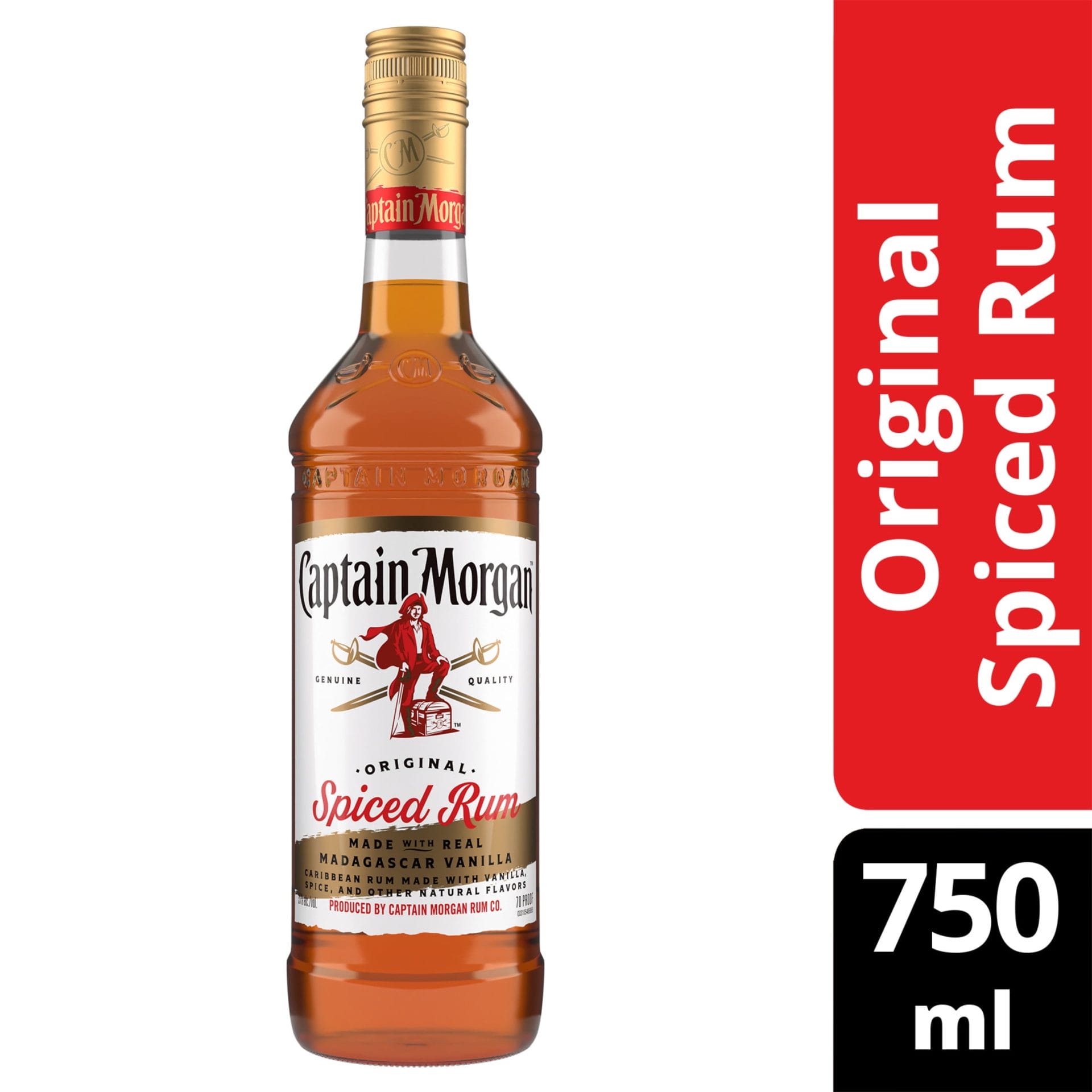 Captain MORGAN RUM SPICED 70 PET