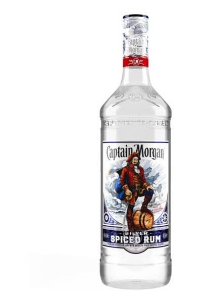 Captain morgan silver spiced rum (750ml bottle)