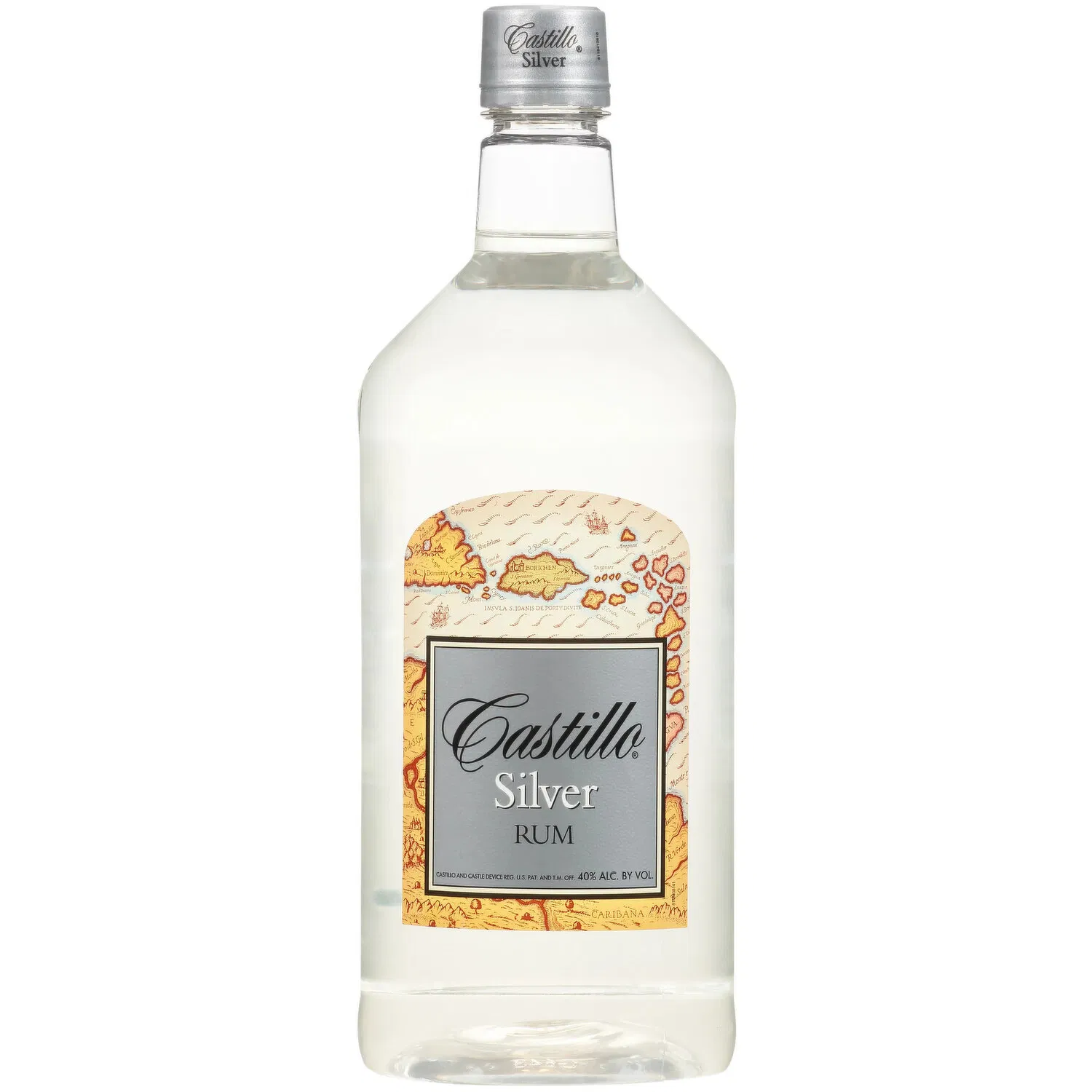 CASTILLO RUM SILVER 80 PET