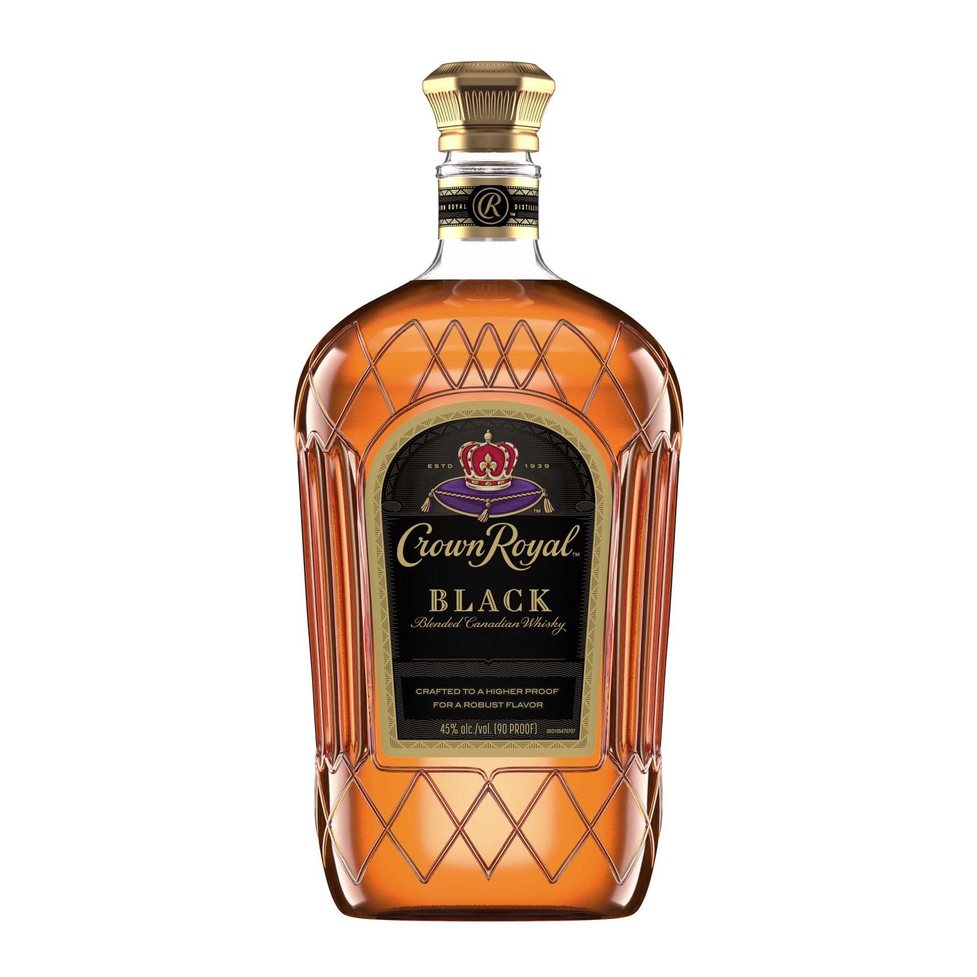Crown royal black blended canadian whisky (1.7 l)