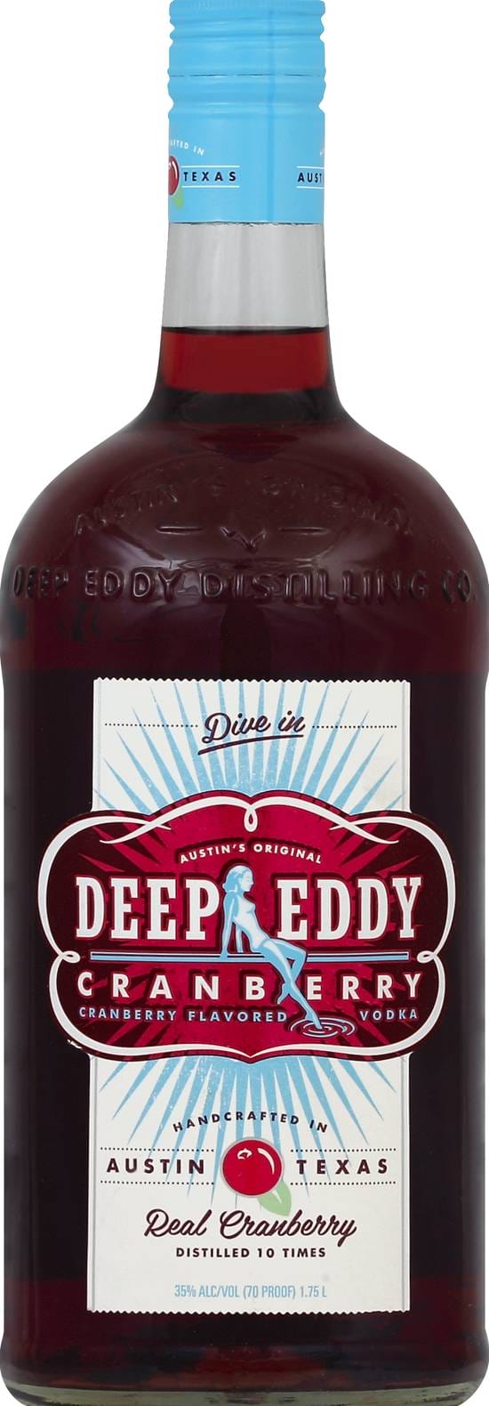 Deep eddy austin original cranberry vodka (1.75 l)