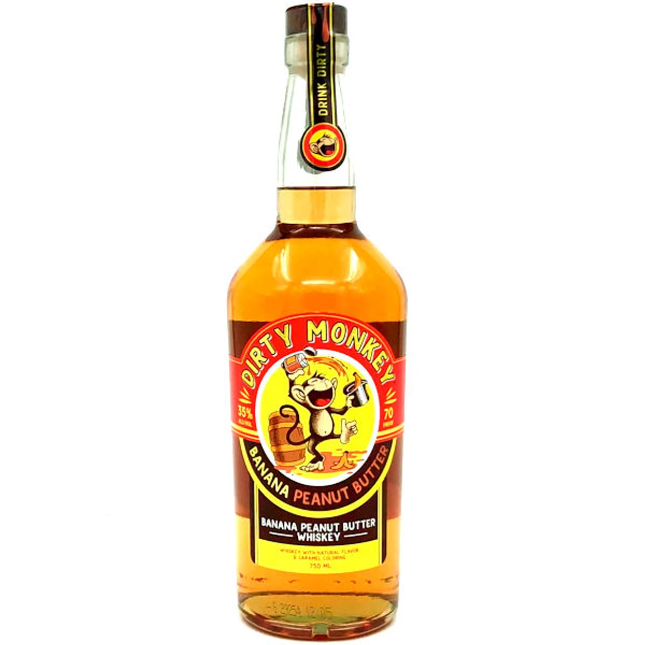Dirty monkey banana peanut butter whiskey (750 ml)