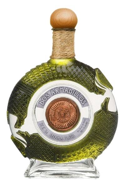 Dos armadillos plata tequila (750 ml)
