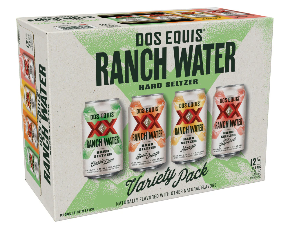 DOS XX RANCH WTR VRTY 12PK