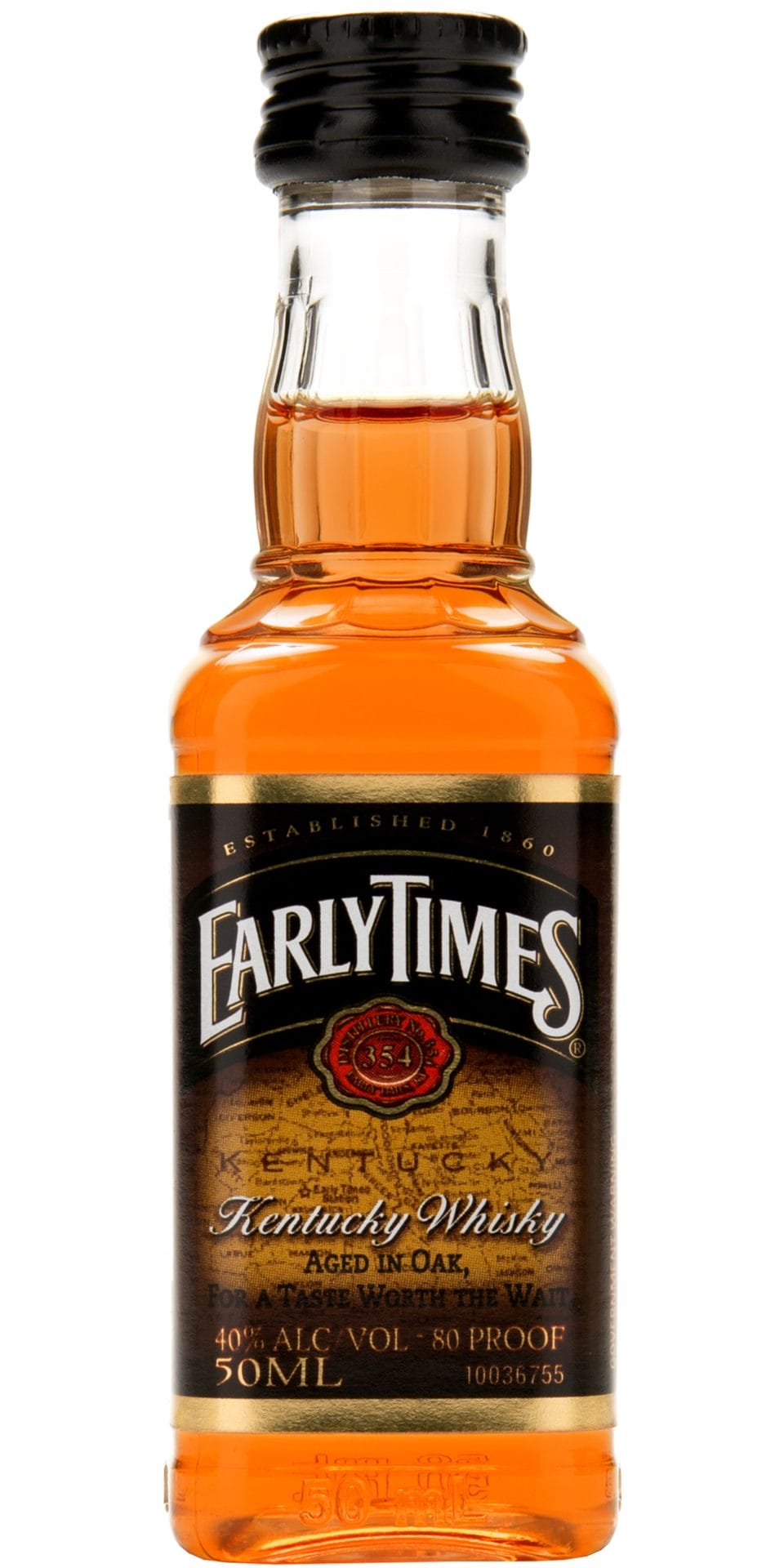 Early times kentucky whisky (50ml bottle)