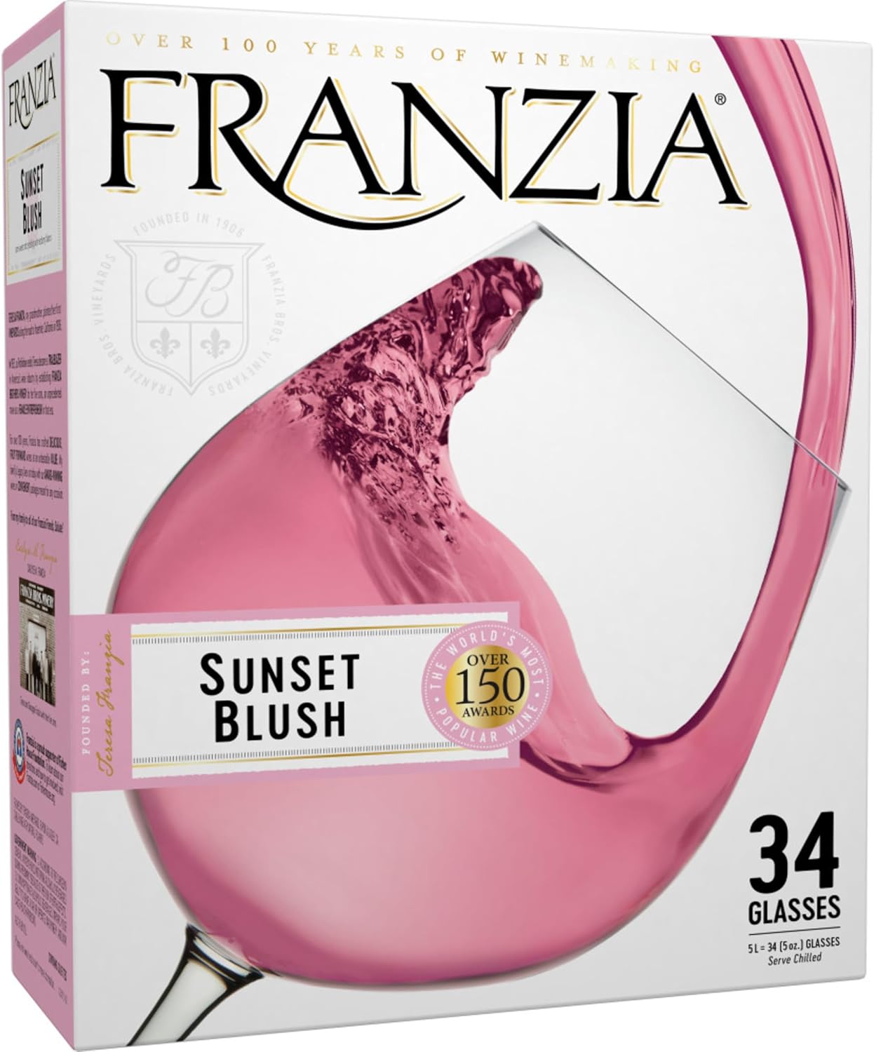 FRANZIA SUNSET BLUSH 5L