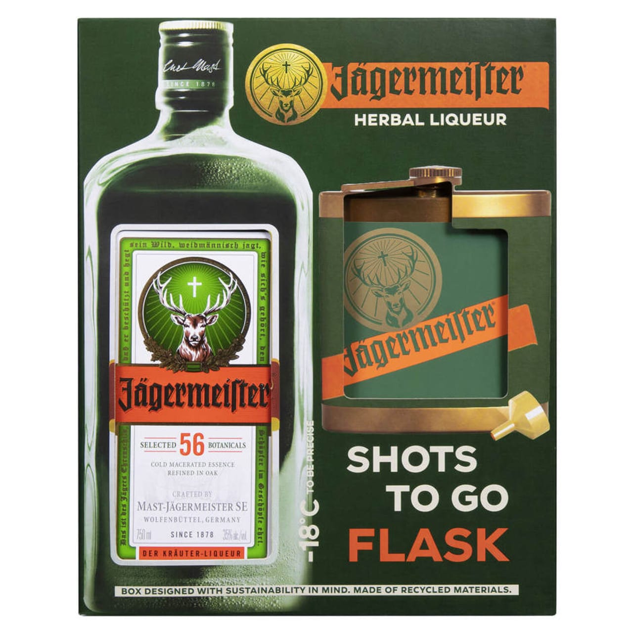 JAGERMEISTER W FLASK