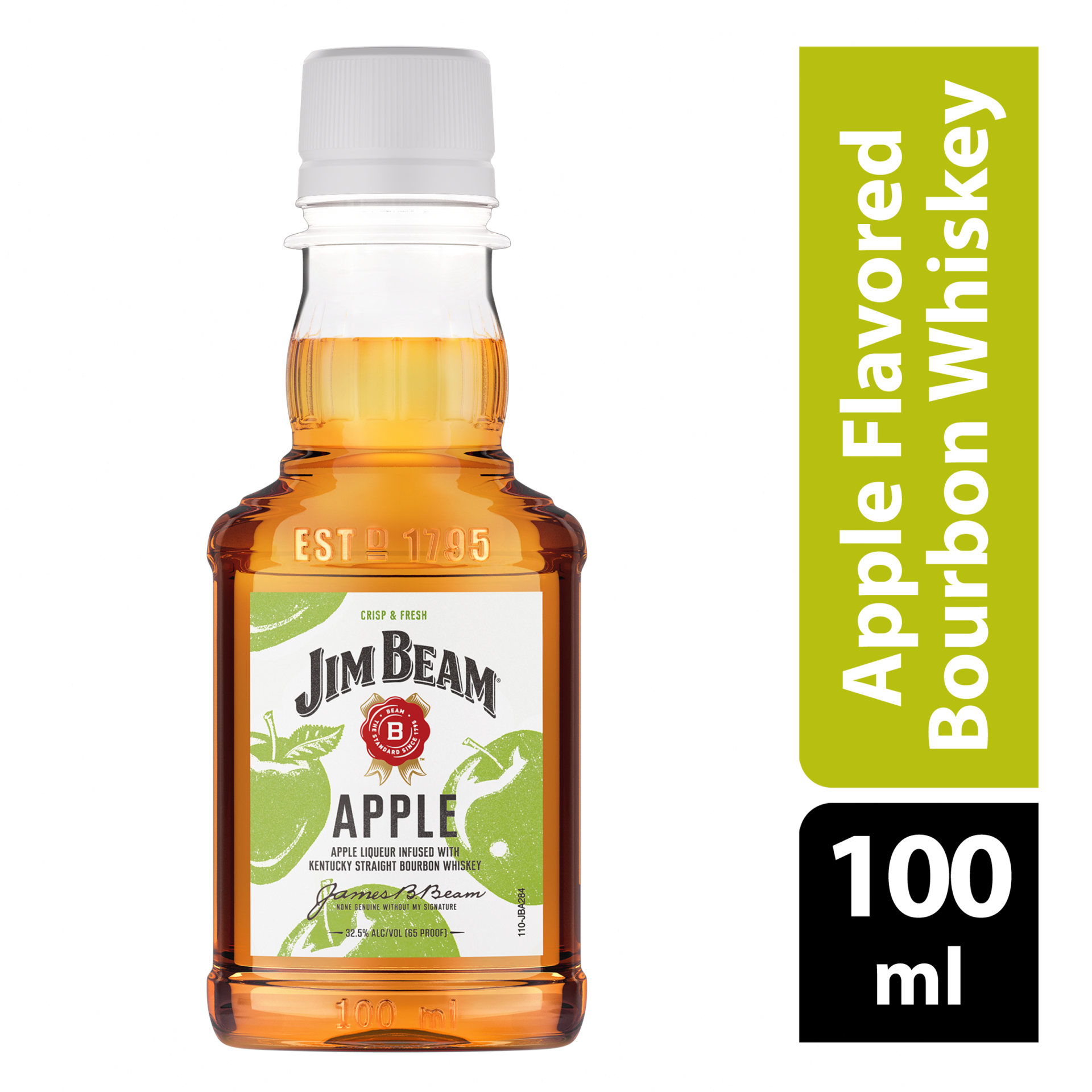 Jim beam apple bourbon whiskey (100ml bottle)