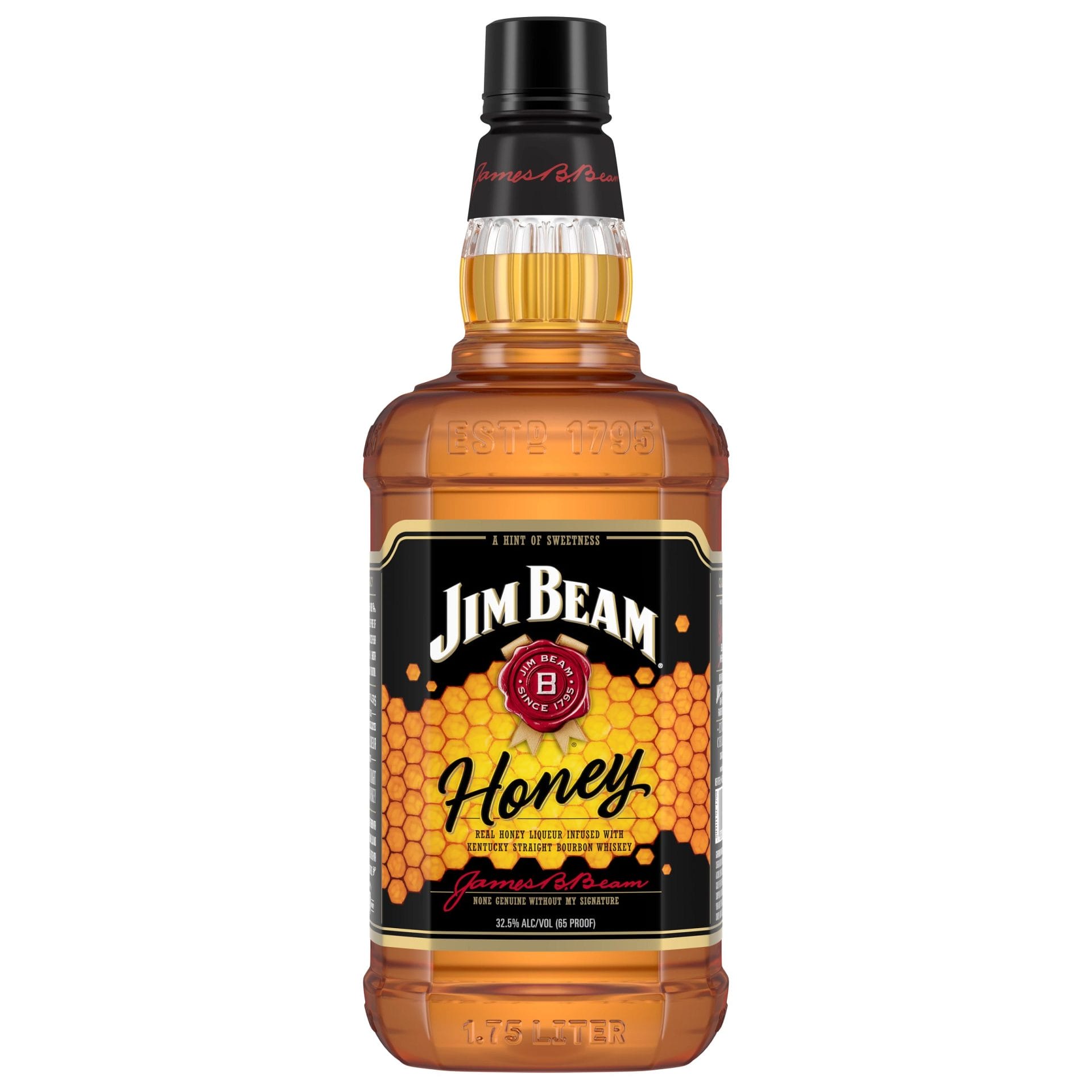 Jim beam honey bourbon whiskey (1.75l plastic bottle)