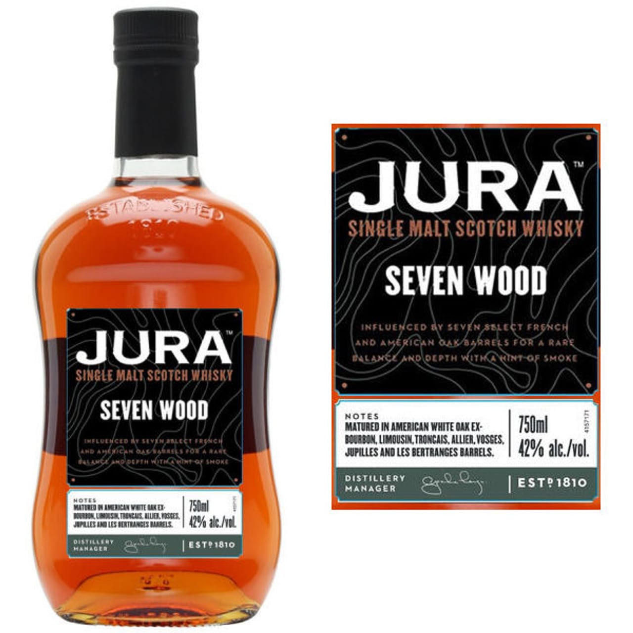 JURA SEVEN WOOD 750ML