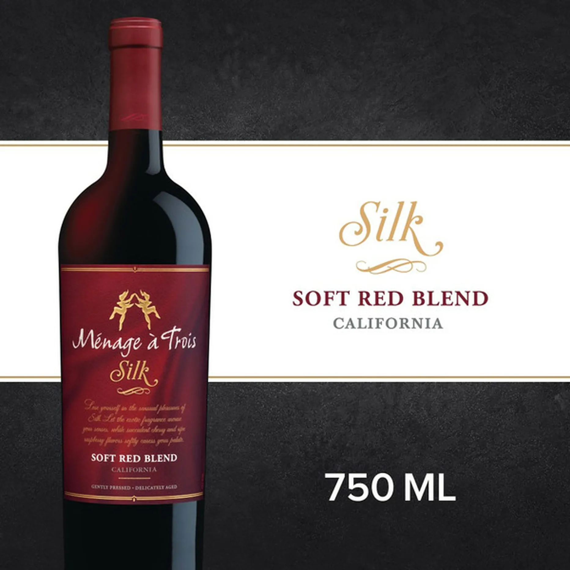 MENAGE A TROIS SILK RED