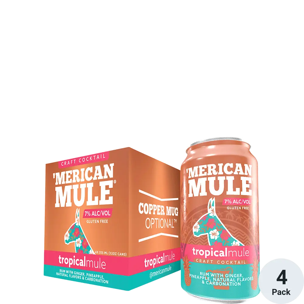 MERICAN MULE TROPICAL 4pk