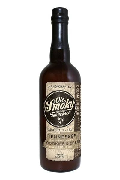 Ole smoky cookies n cream (750ml bottle)