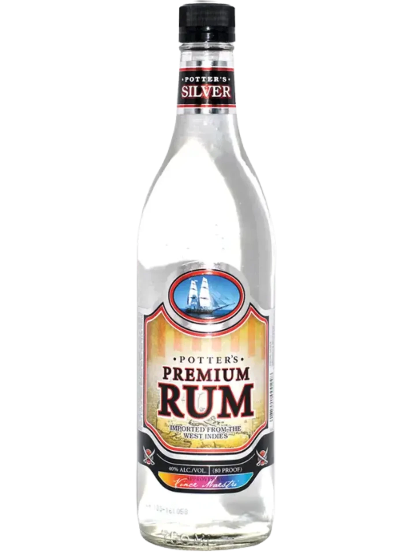 POTTERS RUM SILVER 1.75L
