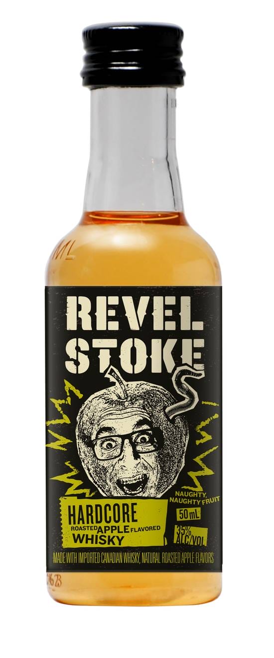 Revel stoke hardcore roasted apple whisky (50ml bottle)