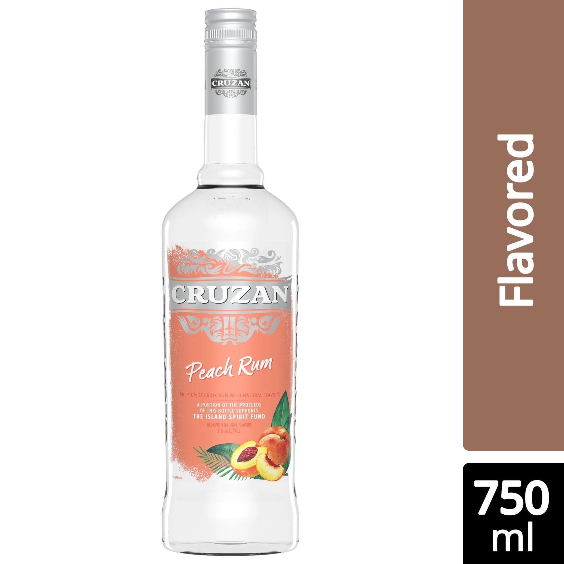 Cruzan peach rum (750 ml)