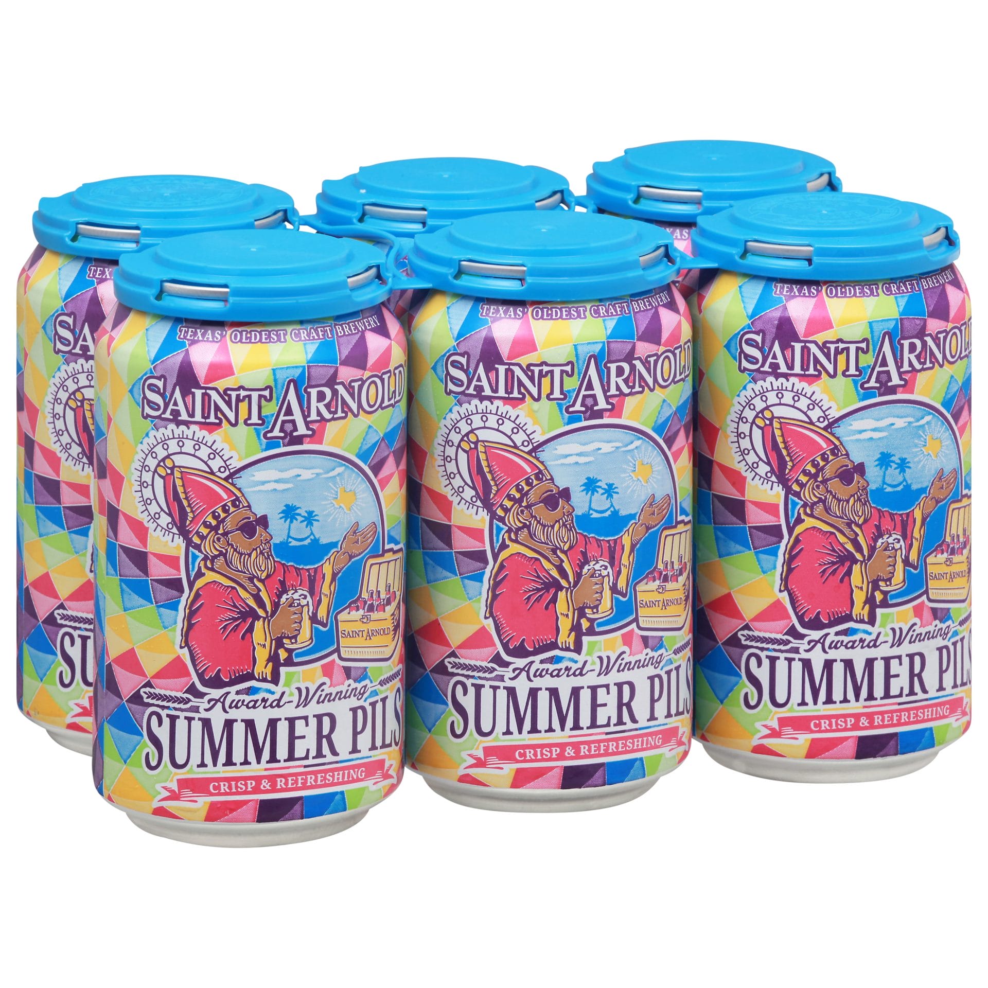 Saint arnold summer pils pilsener beer (6 ct, 12 fl oz)