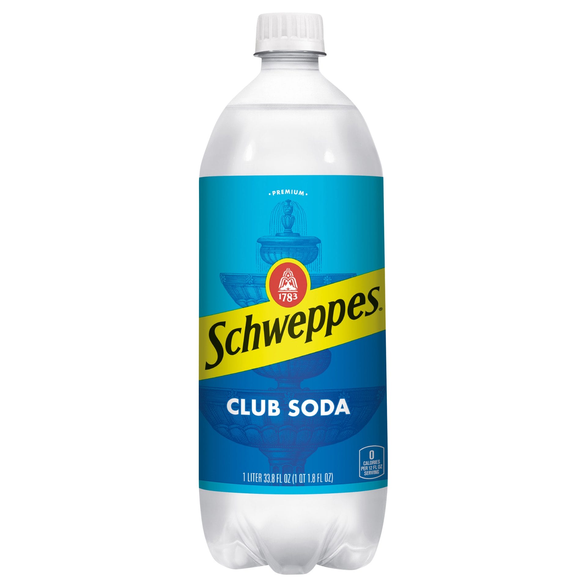 Schweppes club soda (33.79 fl oz)