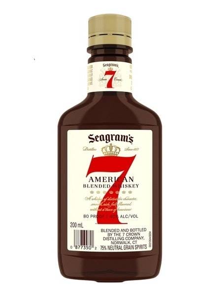 Seagram's 7 crown blended whiskey (200 ml)