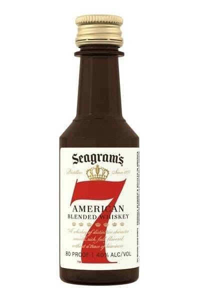 Seagram's 7 crown blended whiskey (50 ml)