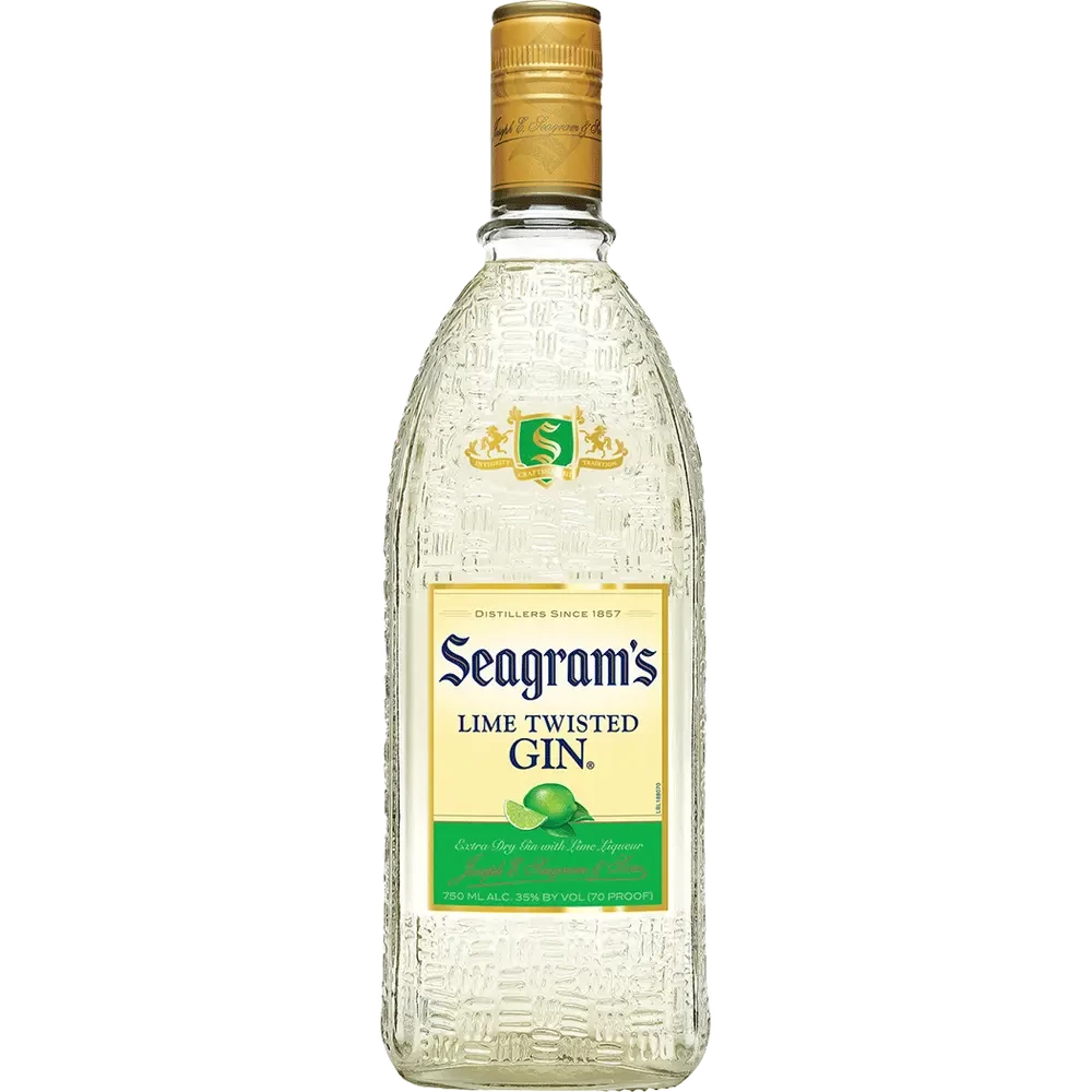 SEAGRAMS LIME GIN 750ML