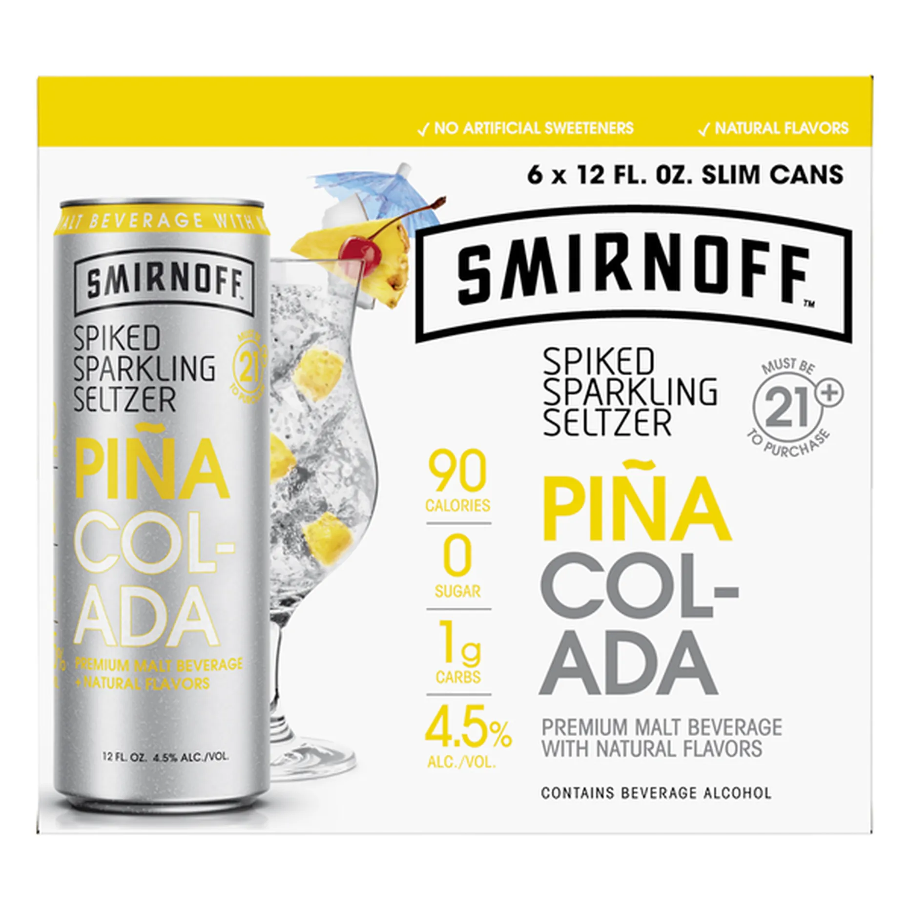 Small Smirnoff PINACOLADA 6C