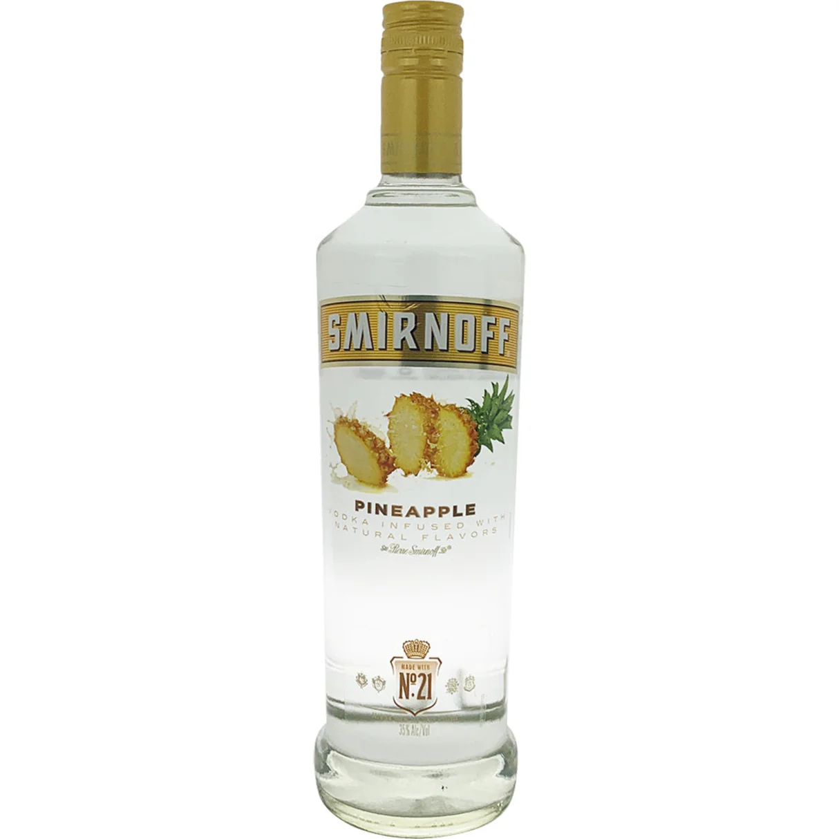 Small Smirnoff PINEAPPLE 750ML