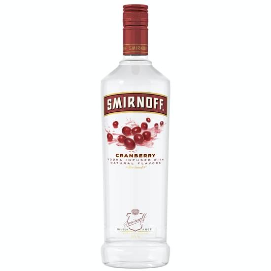 Smirnoff cranberry flavored vodka (750 ml)