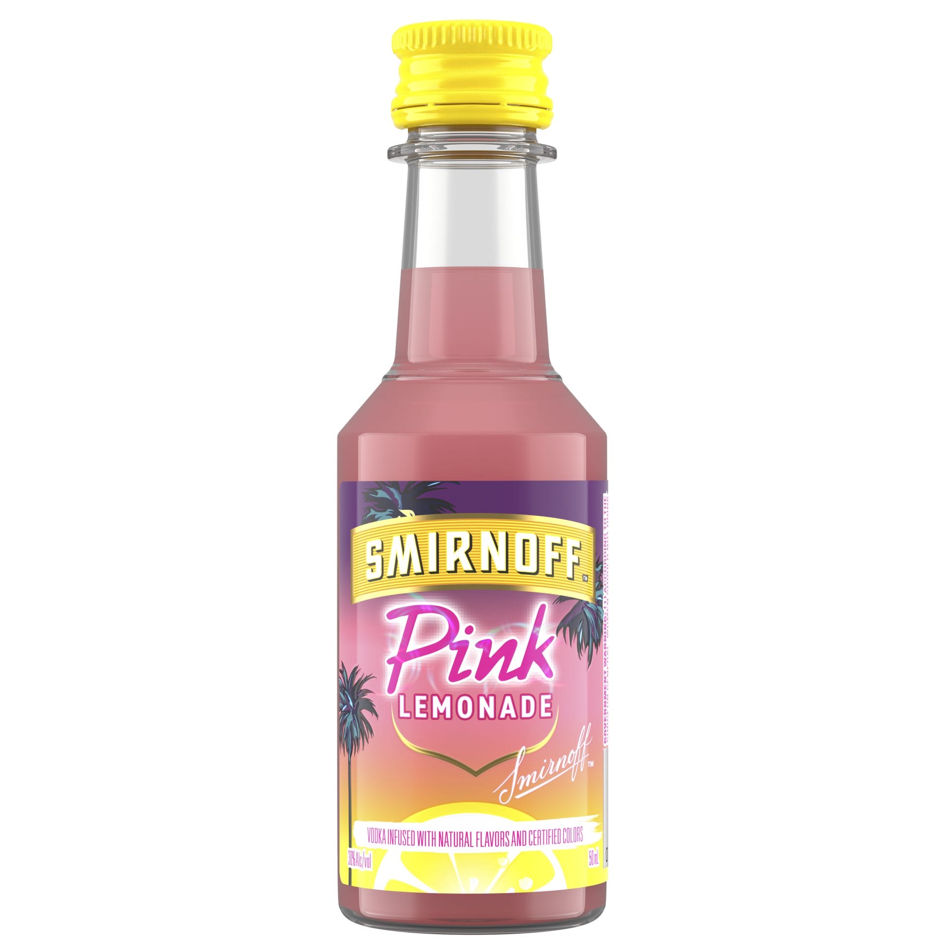 Smirnoff pink lemonade vodka (50 ml)