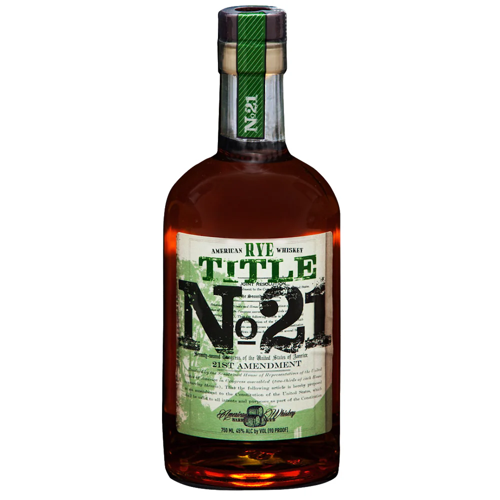 TITLR NO 21 RYE 750ML