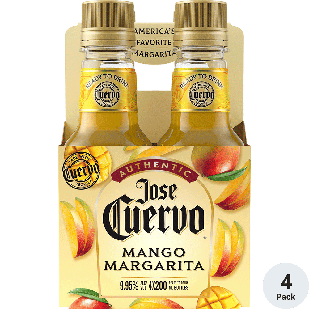CUERVO Margarita MANGO 4PK