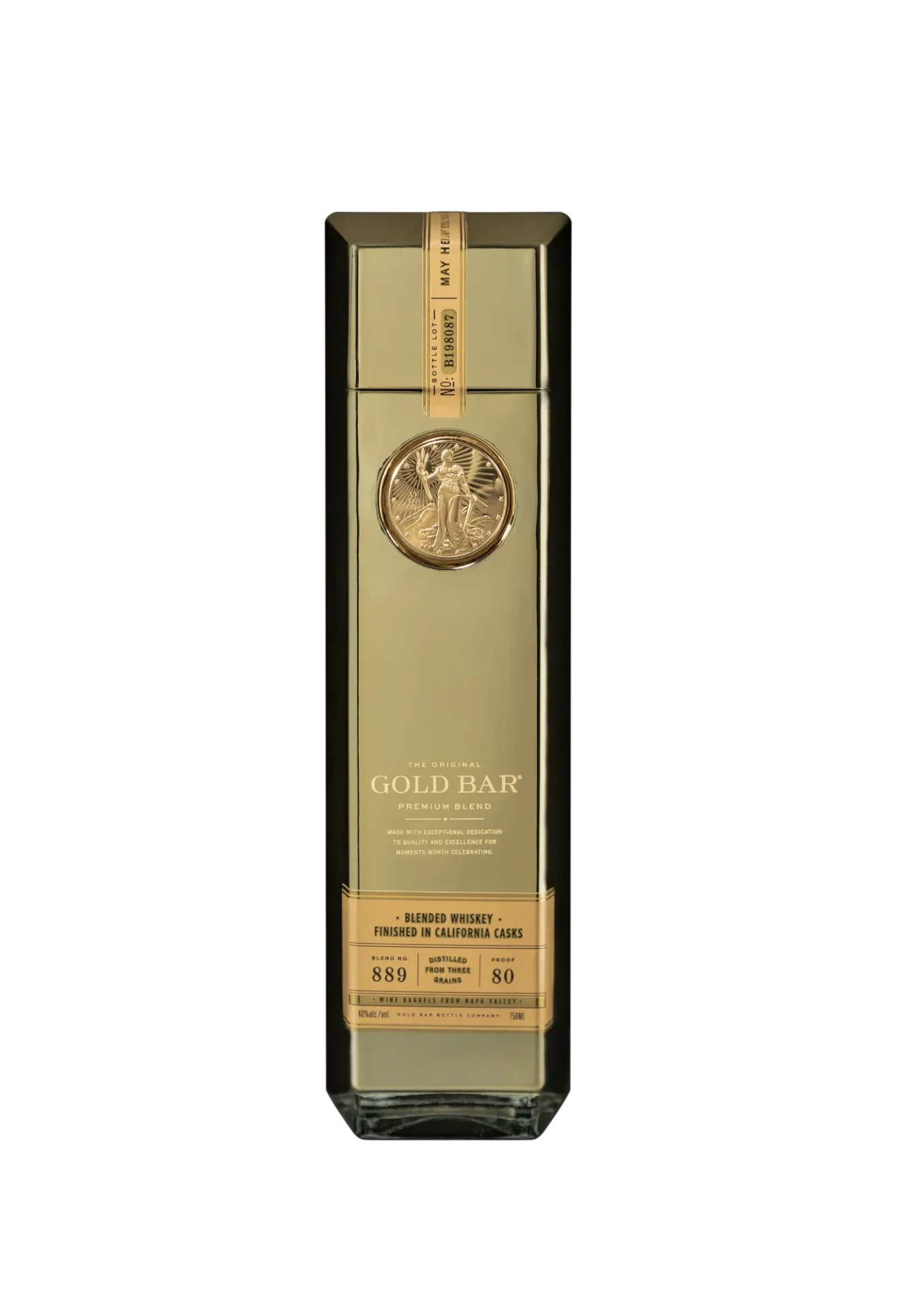 GOLD BAR WHISKEY 750ML