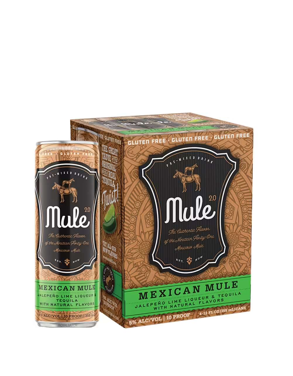 MULE 2.0 MEXICAN MULE 4PK