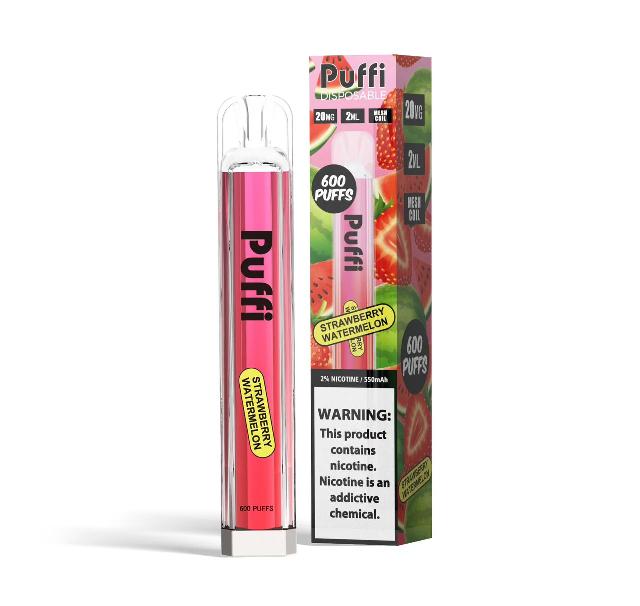 PUFF STRAW-WATER