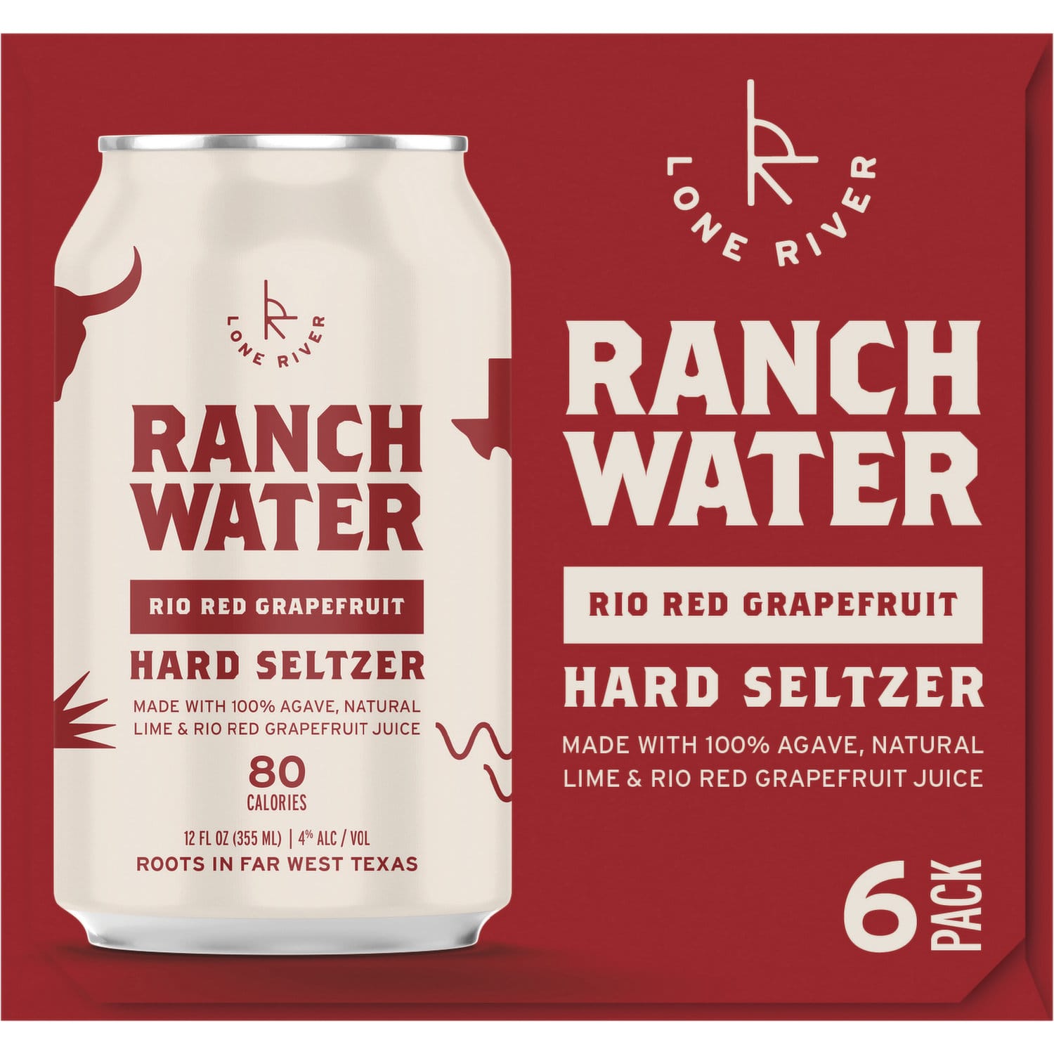 RANCH WATER GRAPEFRUIT 6PK