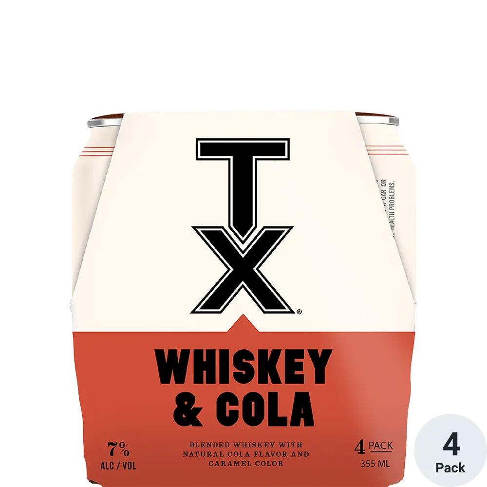 TX WHISKEY & COLA 4PK