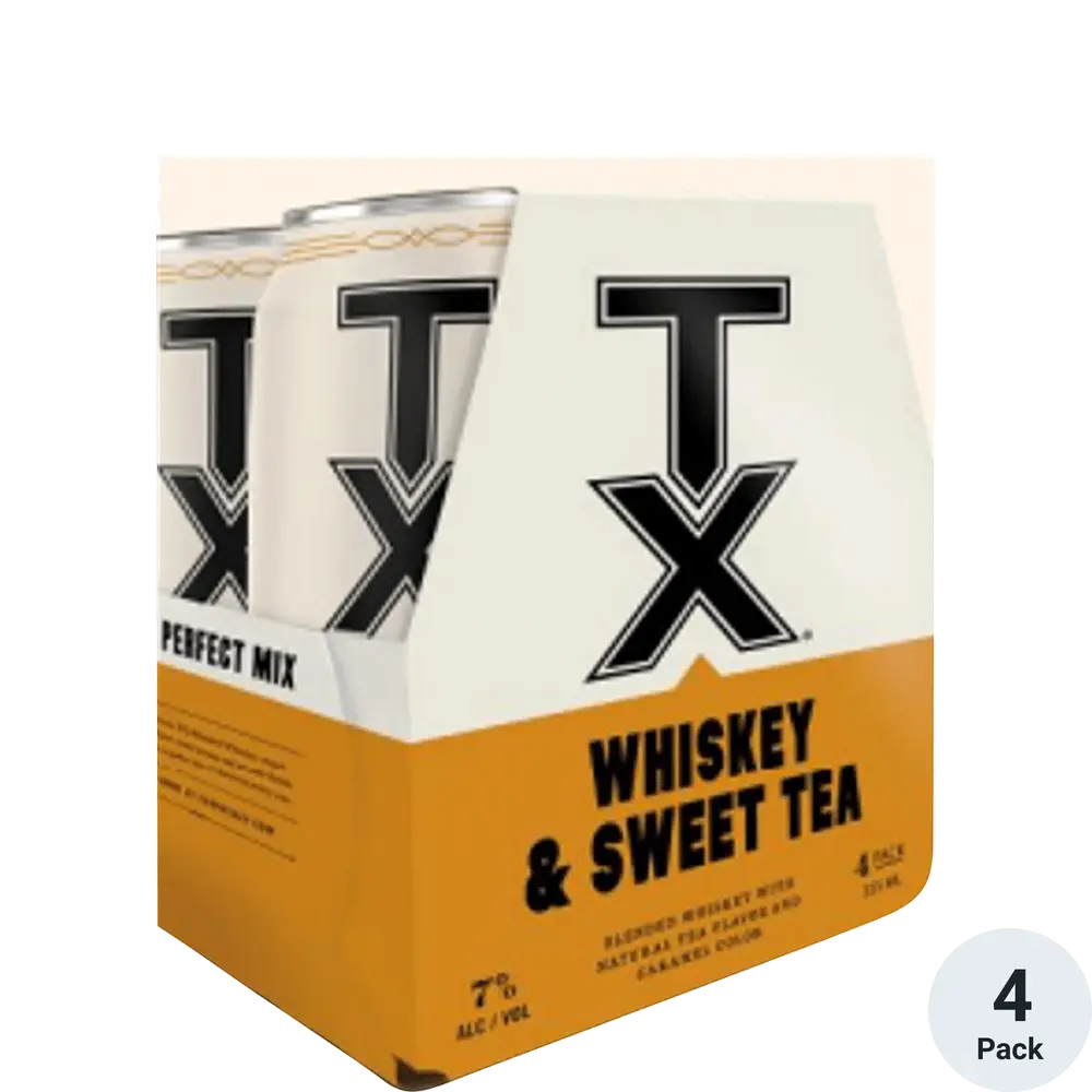 TX WHISKEY SWEET TEA 4PK